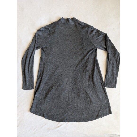 Eileen Fisher Long Open Front Merino Wool Blend Cardigan Sweater Women’s S - Picture 2 of 7